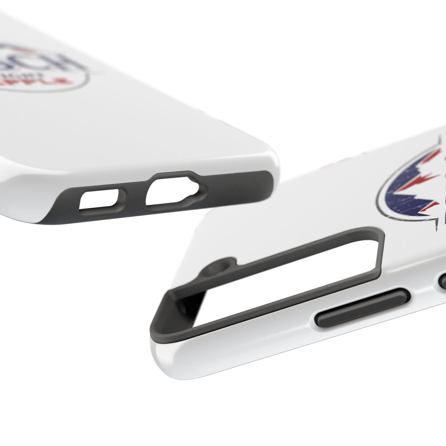 White Busch Apple Phone Case