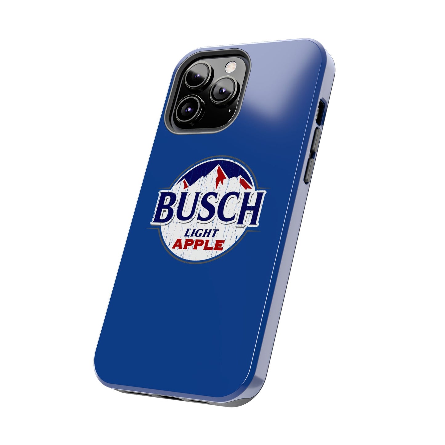 Dark Blue Busch Apple Phone Case