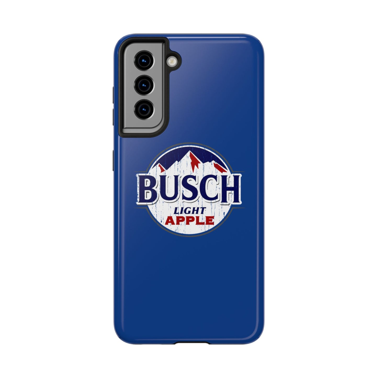 Dark Blue Busch Apple Phone Case