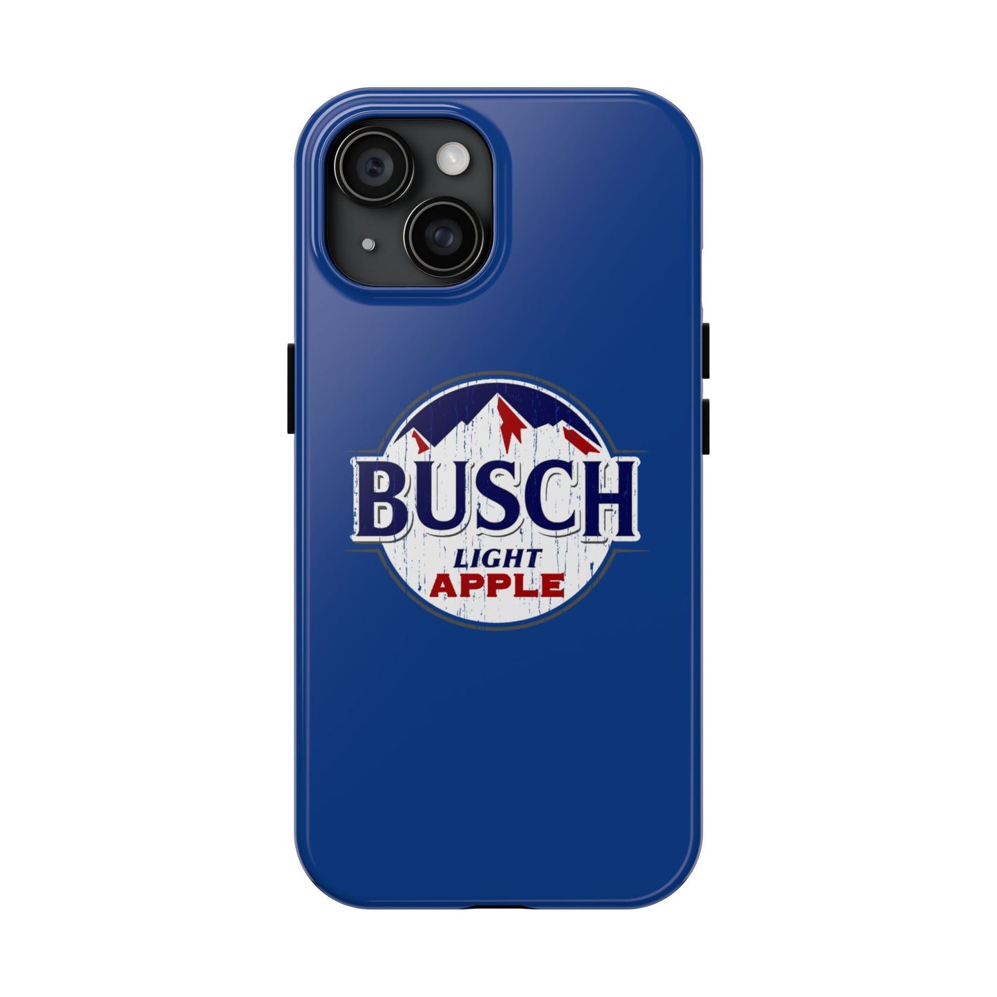 Dark Blue Busch Apple Phone Case