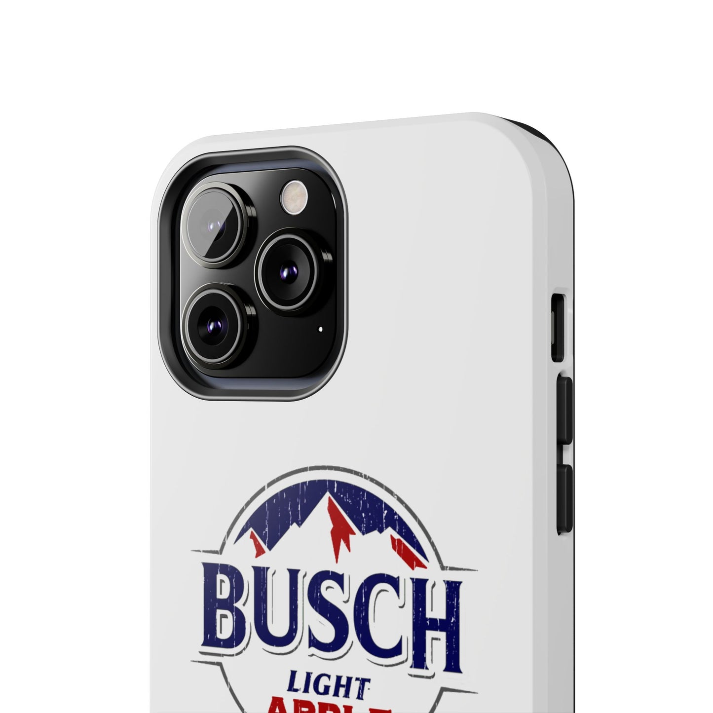 White Busch Apple Phone Case