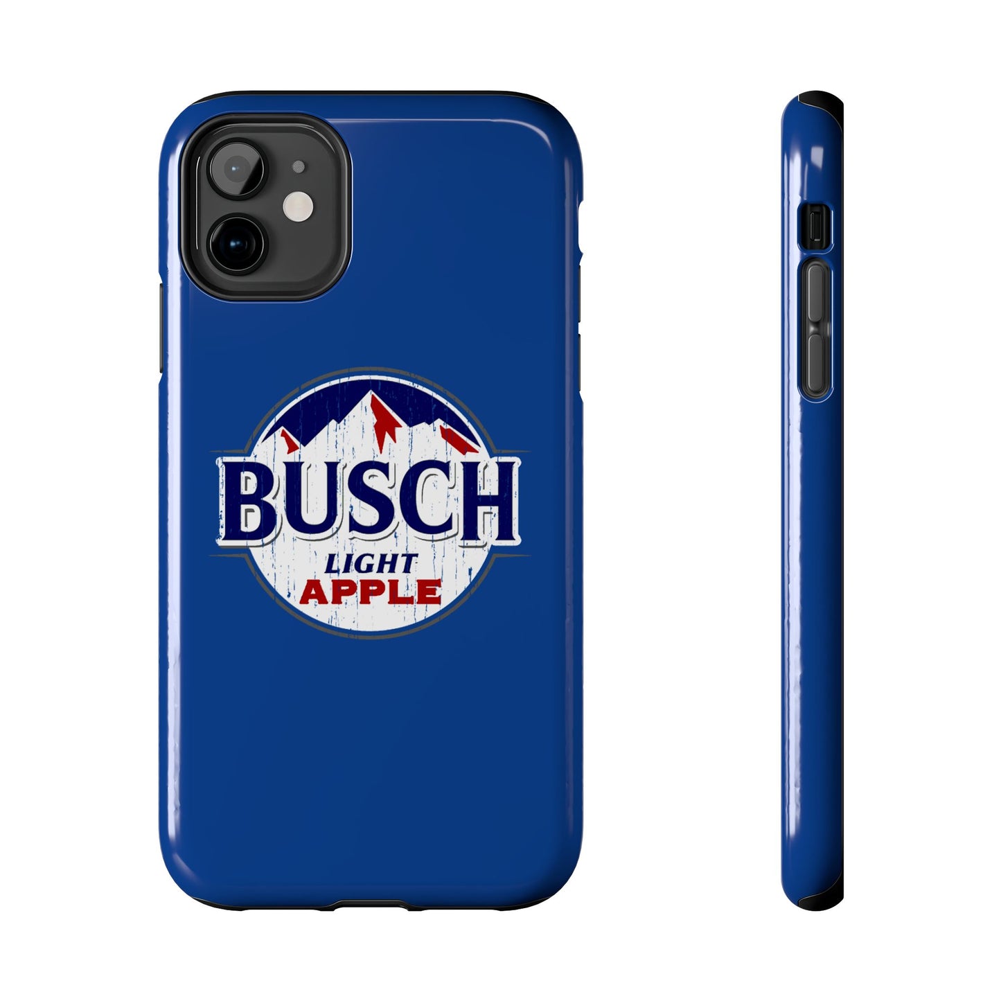 Dark Blue Busch Apple Phone Case