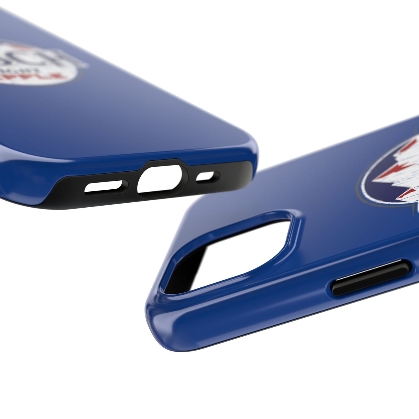 Dark Blue Busch Apple Phone Case