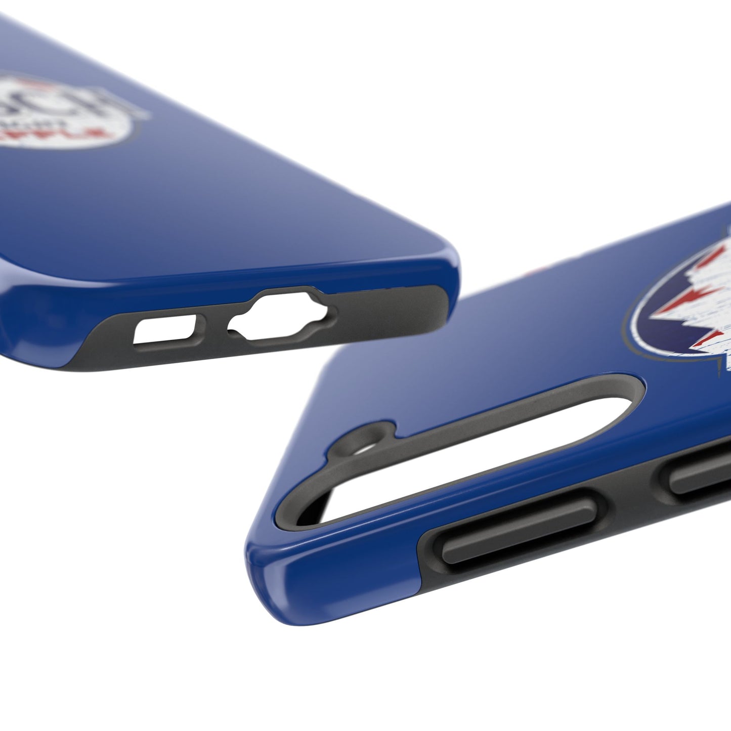 Dark Blue Busch Apple Phone Case
