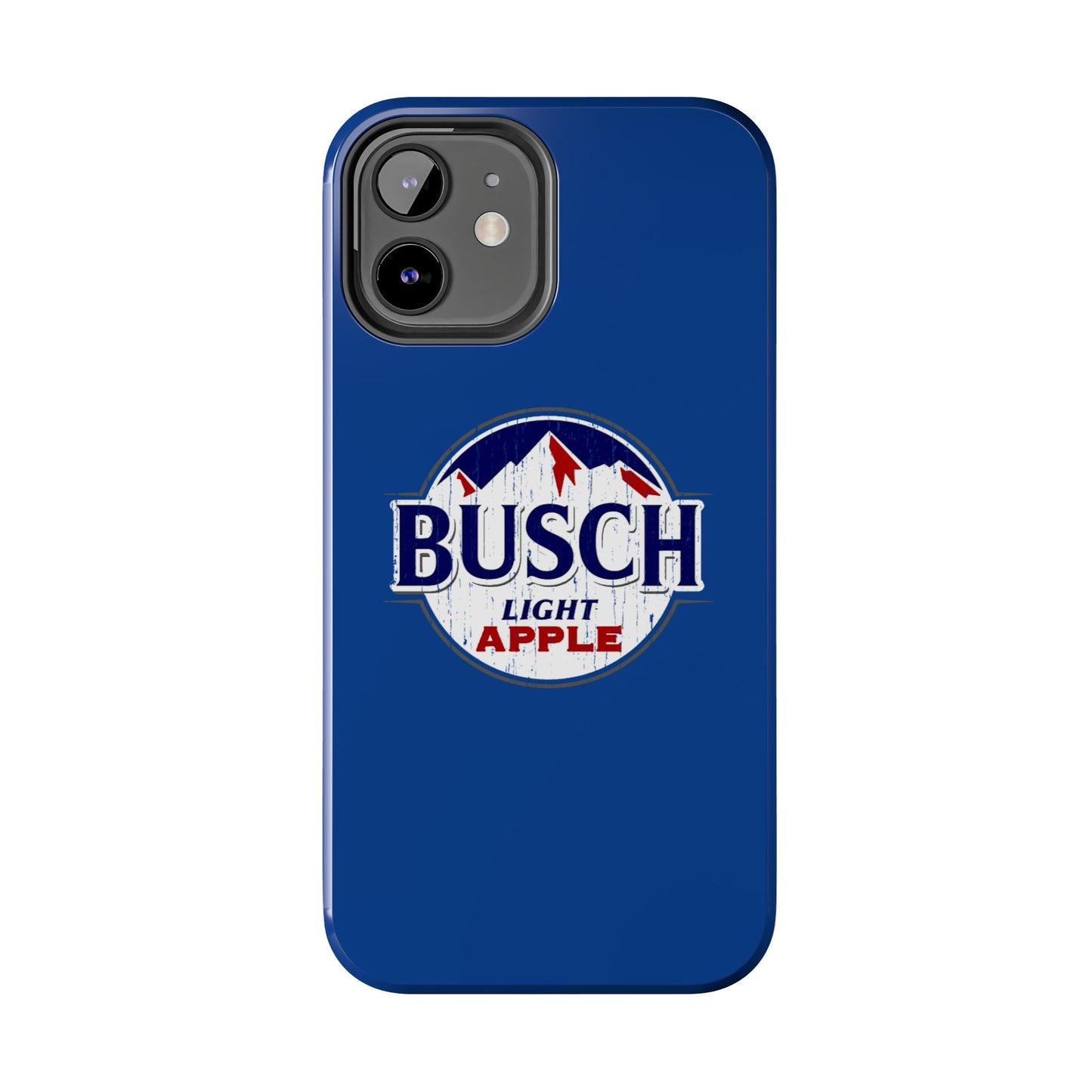 Dark Blue Busch Apple Phone Case